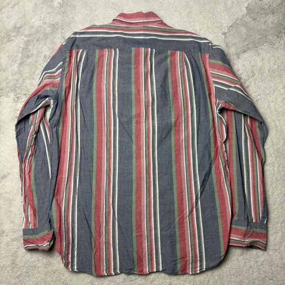 J Crew Madras Striped Button Down Shirt Men Size L Casual Red Blue Work
Preppy - Picture 6 of 7